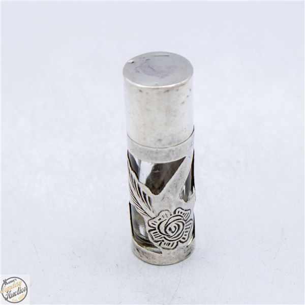 VINTAGE 92.5% SILVER PERFUME BOTTLE
