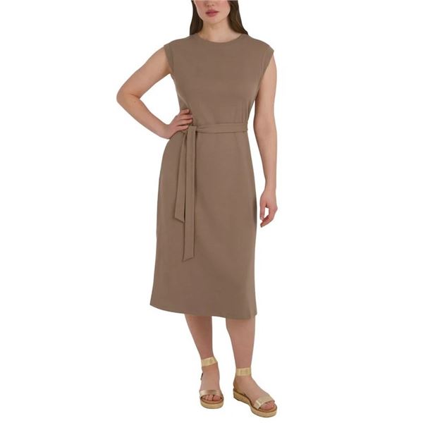 NEW LANDS END SLEEVELESS RIB KNIT DRESS SIZE SMALL