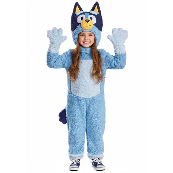 NEW DISGUISE DELUXE BLUEY TODDLER COSTUME SZ 2T