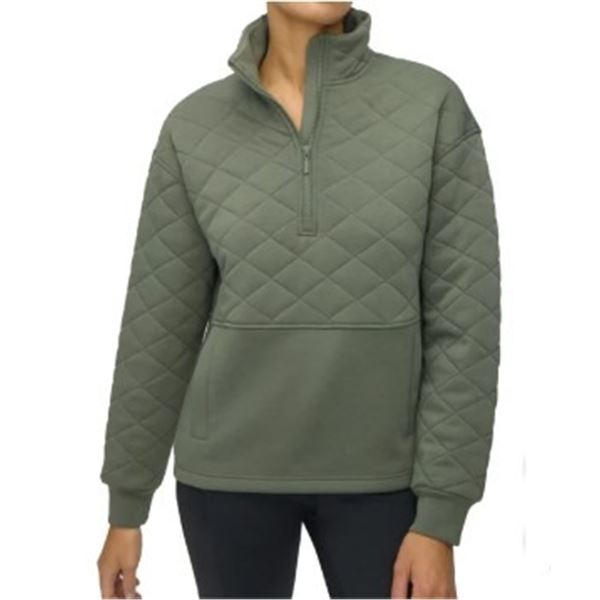 NEW TILLEY WOMEN'S QUILTED QUARTER ZIP PULLOVER