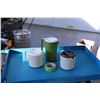 Image 1 : Three Rubbermaid plastic pitchers 