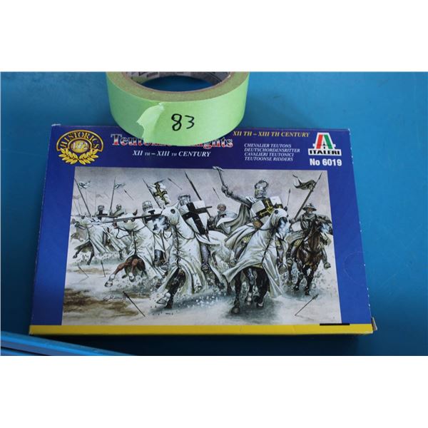 Italeri Model Kit Templar Knights from the 12th to 13th century.