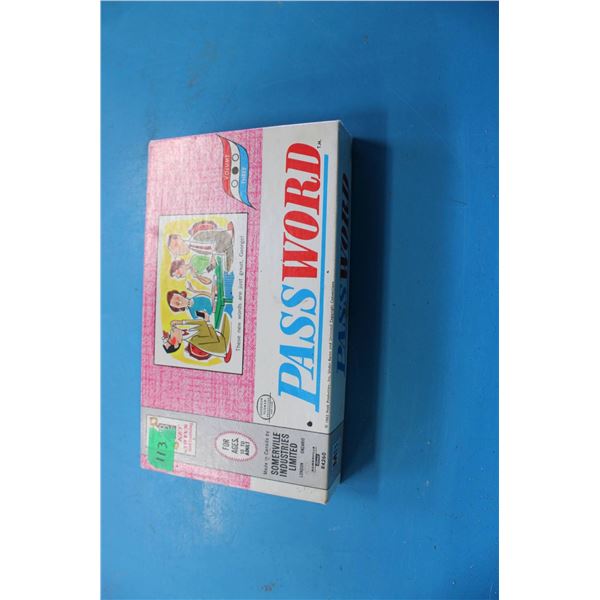 Password board game 