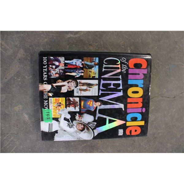 Hardcover book titled 'Chronicle of the Cinema: 100 Years of the Movies