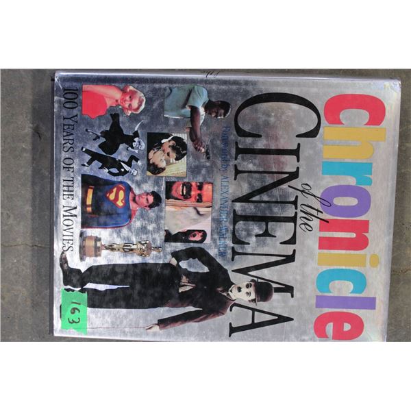 Hardcover book titled 'Chronicle of the Cinema: 100 Years of the Movies.