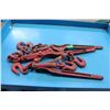 Image 2 : Red Lever Load Binders with Hooks Marked Little Mule