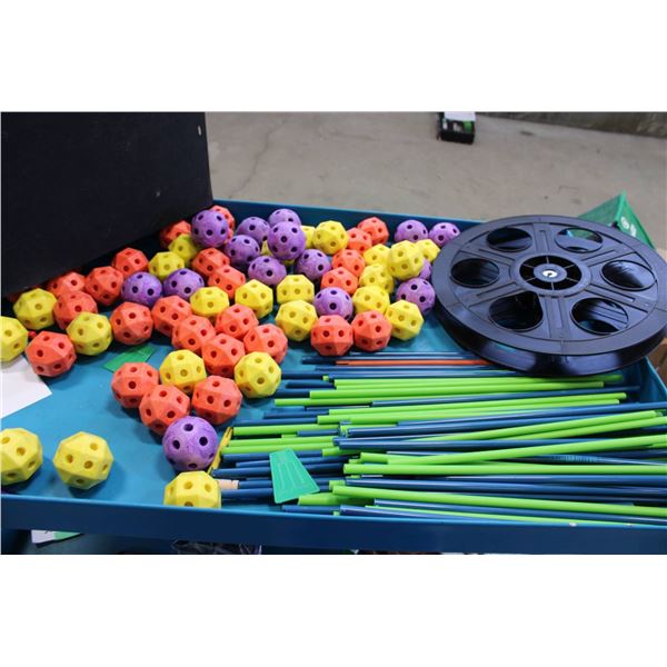 Kids Straws and Connectors Building Play Set With Assorted Pieces
