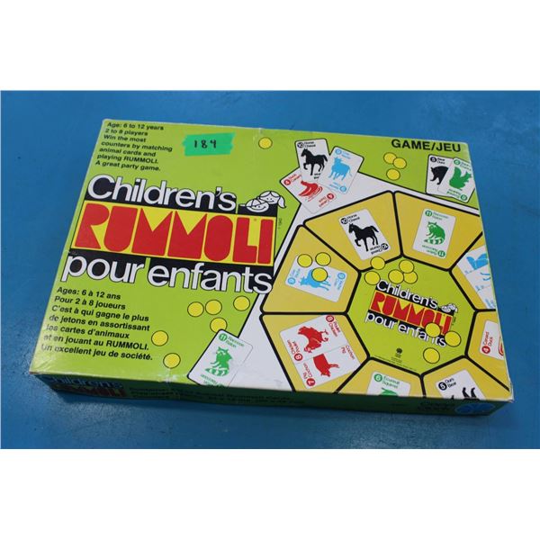 Children's Rummoli Board Game 
