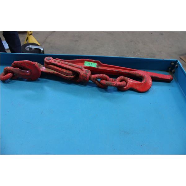 Red Steel Lever Binder with Hooks for Heavy-Duty Applications