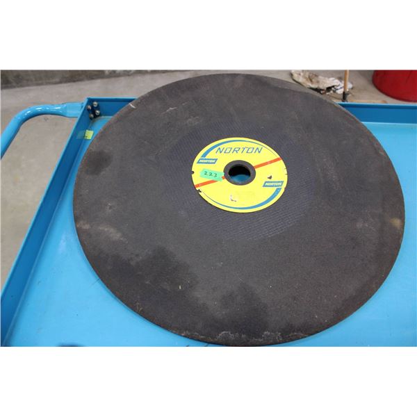Norton industrial grinding wheel