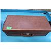 Image 1 : Brown Leatherette Case with Assorted 8-Track Tapes