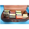 Image 2 : Brown Leatherette Case with Assorted 8-Track Tapes