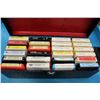 Image 2 : Black Carrying Case With Assorted 8-Track Tapes