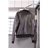 Image 1 : Brown leather jacket - Size L