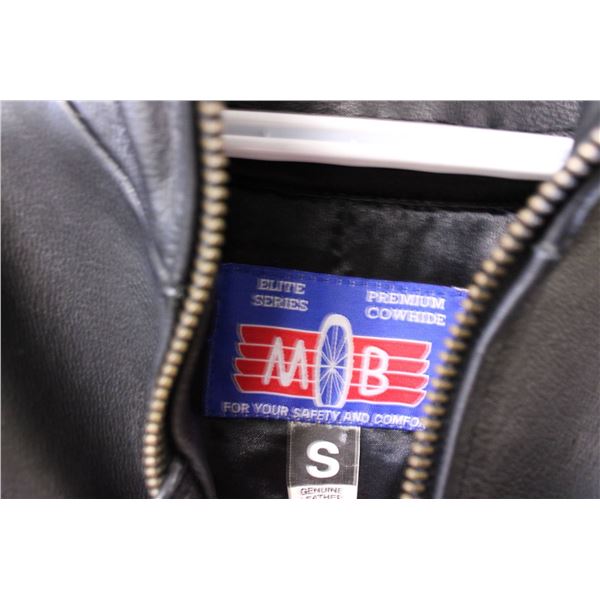 M/B Elite Series leather jacket crafted - Size Small