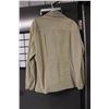 Image 1 : Beige genuine leather jacket Size  48