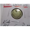Image 7 : 1931 CANADA KING GEORGE V SILVER DIME