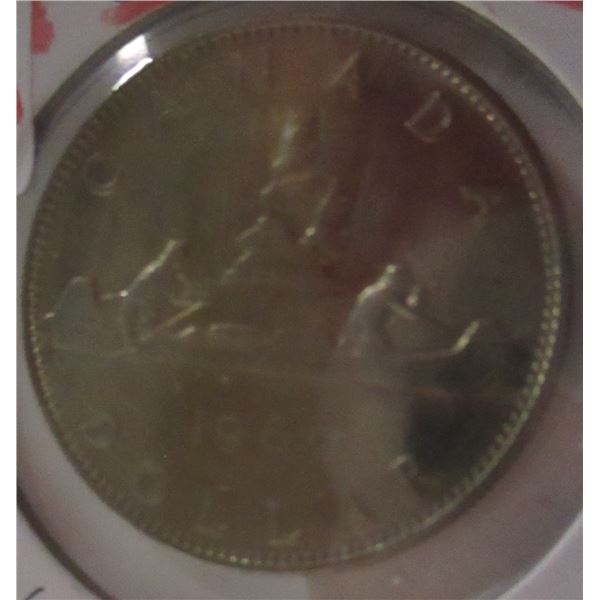 1969 UNCIRCULATED CANADA VOYAGER DOLLAR