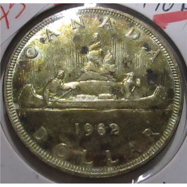 1962 CANADA VOYAGER SILVER DOLLAR