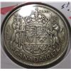 Image 1 : 1947 (STRAIGHT "7") CANADA SILVER HALF DOLLAR