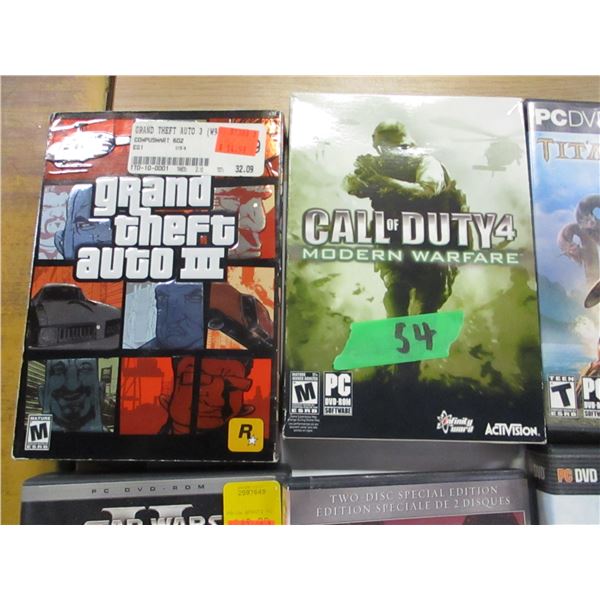 BOX C/W APPROX. 15 DVD'S