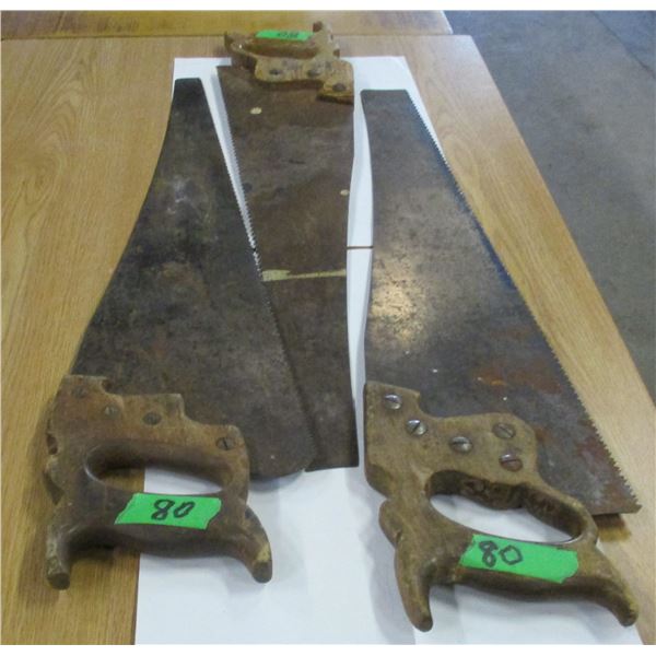 3 HAND SAWS