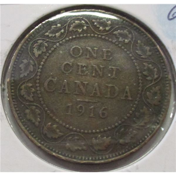 1916 CANADA KING GEORGE V LARGE PENNY