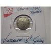 Image 7 : 1901 CANADA VICTORIAN (DAMAGE) SILVER FIVE CENT
