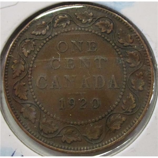 1920 CANADA KING GEORGE V LARGE PENNY
