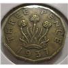 Image 1 : 1937 KING GEORGE VI 3 PENCE
