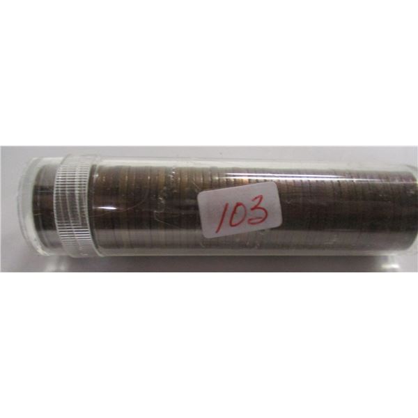 1950 ROLL OF CANADA PENNIES (75 YEARS OLD)