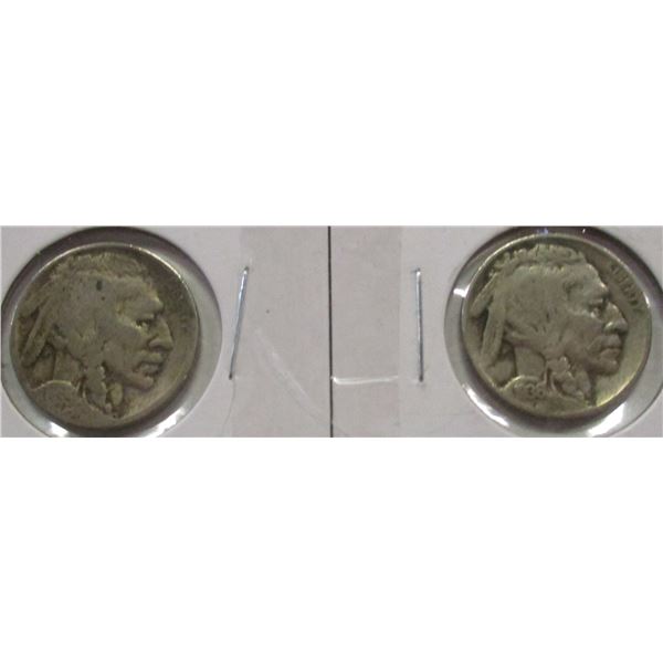 1935 - 1936 INDIAN HEAD USA NICKELS