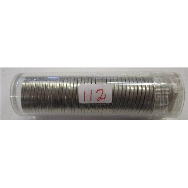 1963 - 1964 BU ROLL OF CANADA NICKELS (OVER 60 YEARS OLD)