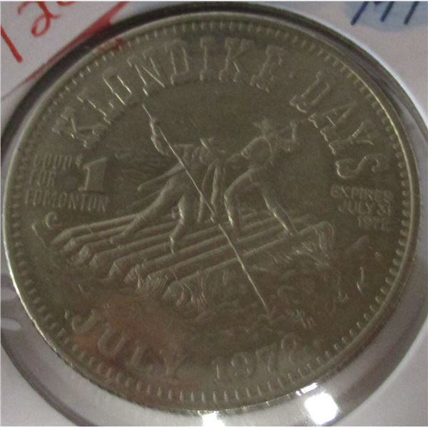 1972 JULY KLONDIKE DAYS DOLLAR