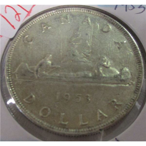 1953 CANADA SILVER DOLLAR