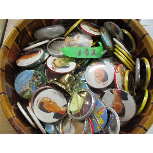 FLAT C/W PINS, WELD ART, CANDLE HOLDERS, ETC