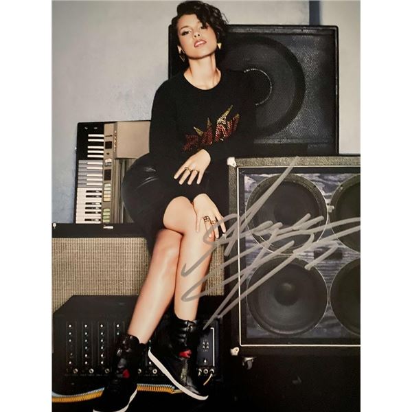 Alicia Keys signed photo