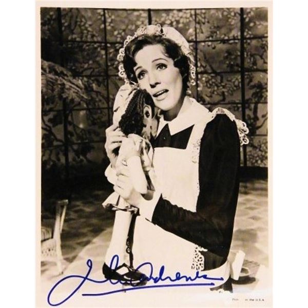 Julie Andrews signed movie still photo
