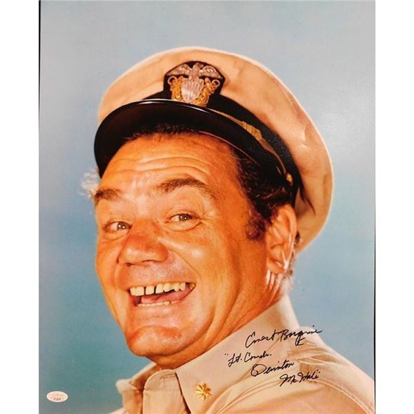 McHale's Navy Ernest Borgnine  signed photo. JSA Authenticated