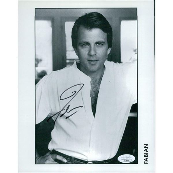 Hound Dog Man  Fabian Forte signed photo. JSA Authenticated