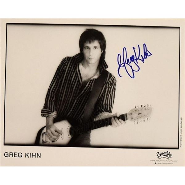 Greg Kihn signed promo photo