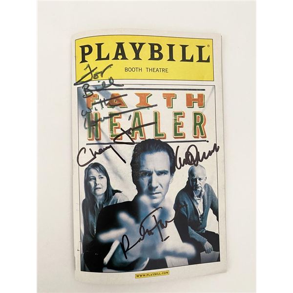 Faith Healer signed Playbill