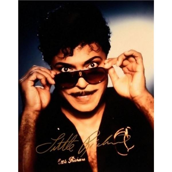 Little Richard signed Good Golly Miss Molly promo photo