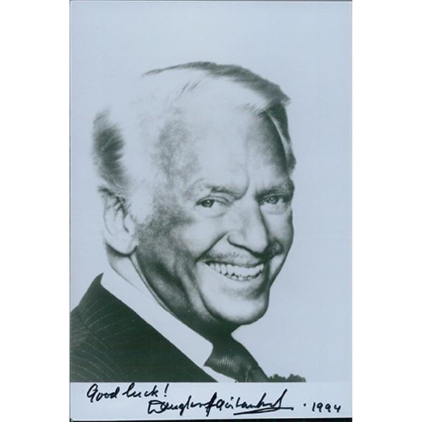 Gunga Din Douglas Fairbanks Jr. signed photo. JSA Authenticated