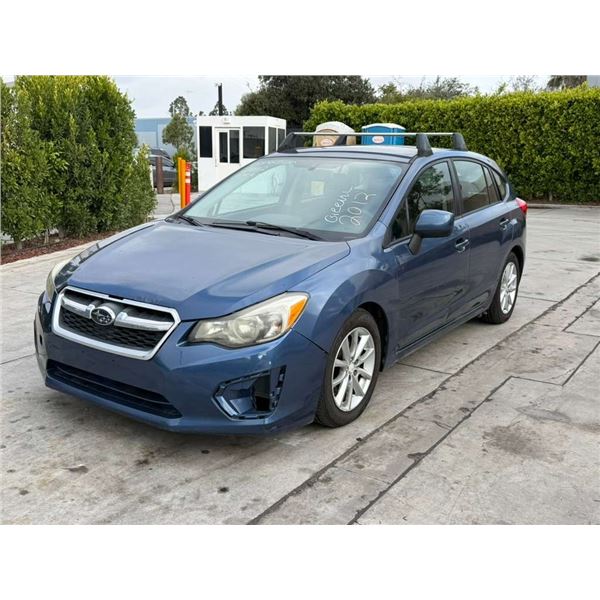 SUBA IMPREZA 2012 T-DONATION