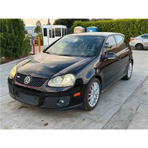 VOLK GTI 2007 O/S TITLE 2 DAYS