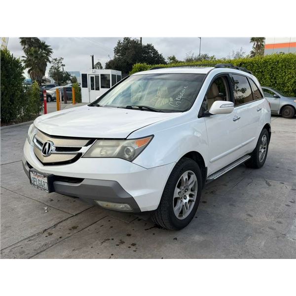 ACUR MDX 2008 O/S TITLE 2 DAYS