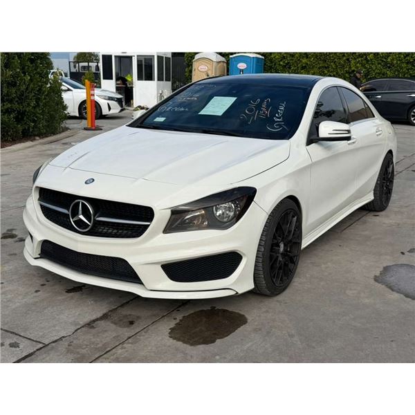 MERZ CLA250 2016 REPO-WAIT/TITLE-SMOG