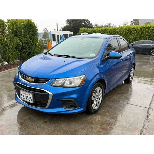 CHEV SONIC 2017 T-REPO 2 DAYS