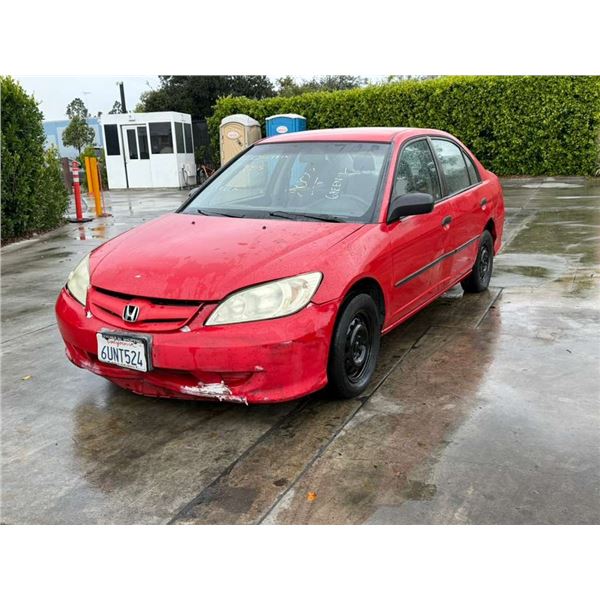 HOND CIVIC 2005 SALV T/DONATION